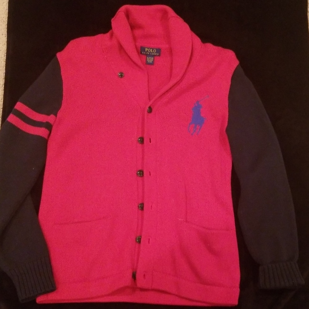Polo Big horse polo cardigan sweater